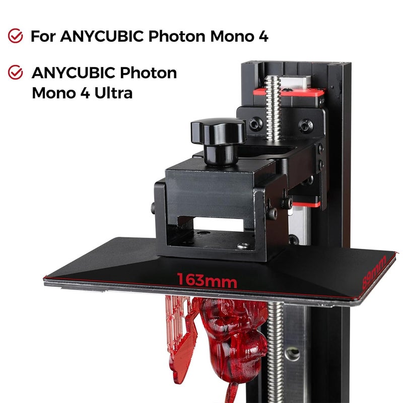 Sovol 2 Pack Resin 3D Printer Flex Building Plate, Spring Steel Flexible Plate and Magnetic Base Platform for Anycubic Photon Mono 4/Photon Mono 4 Ultra 163x89mm - Image 2